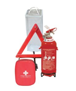 Σετ Πυροσβεστήρας 2Kg Σκόνης - Τριγωνο - Φαρμακείο