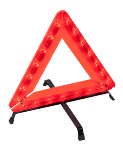 Αντανακλαστικό Τρίγωνο με Βάση  & Λυχνίες LED