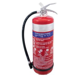 Πυροσβεστήρας 6Kg Ξηράς Σκόνης INOX ABC90