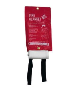 Πυρίμαχη Κουβέρτα, Άσπρη, 0,90 x 0,90m σε Μαλακή Θήκη