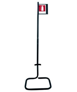 Επιδαπέδια Βάση Πυροσβεστήρα με Πινακίδα